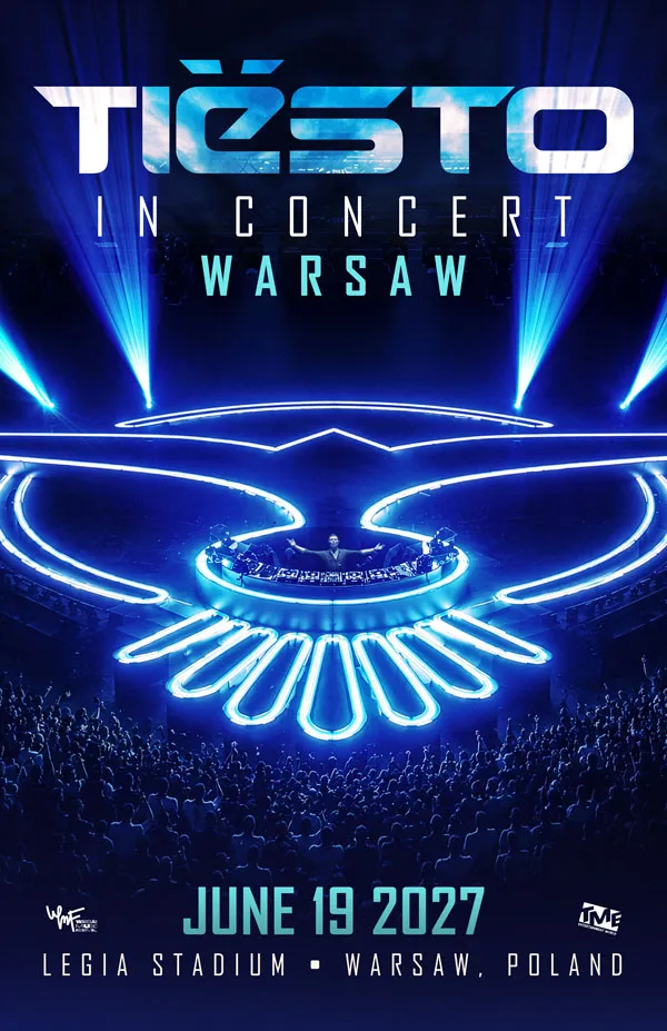 Bilety Tiësto In Concert Warszawa 2027 | Warsaw Music Festival